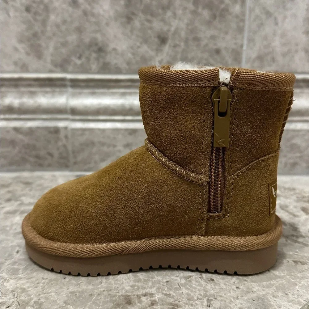 Koolaburra by UGG Koola Chestnut Suede Boots NEW Toddler Girls Size 5